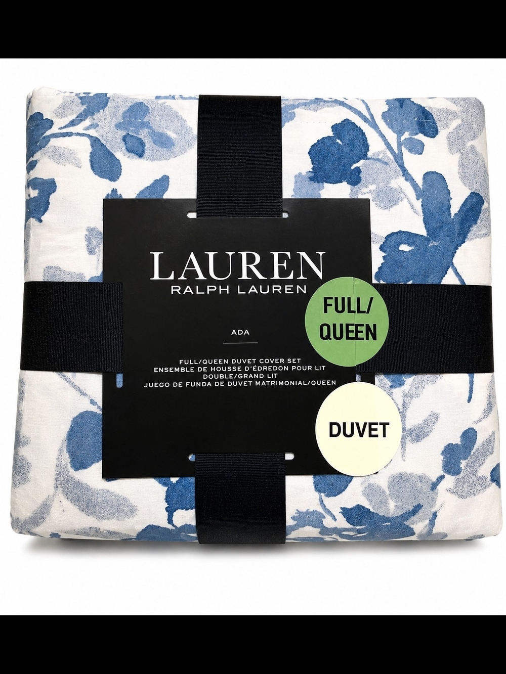 Ralph Lauren Home Ada Blue Floral Duvet Cover - Full/Queen